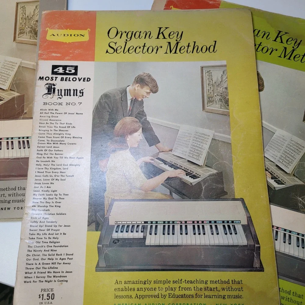1950s Music Papers Vintage‎ Booklets Scraps Journal Audion Organ Sheet Music Lot